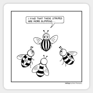 Bee fashion Sticker